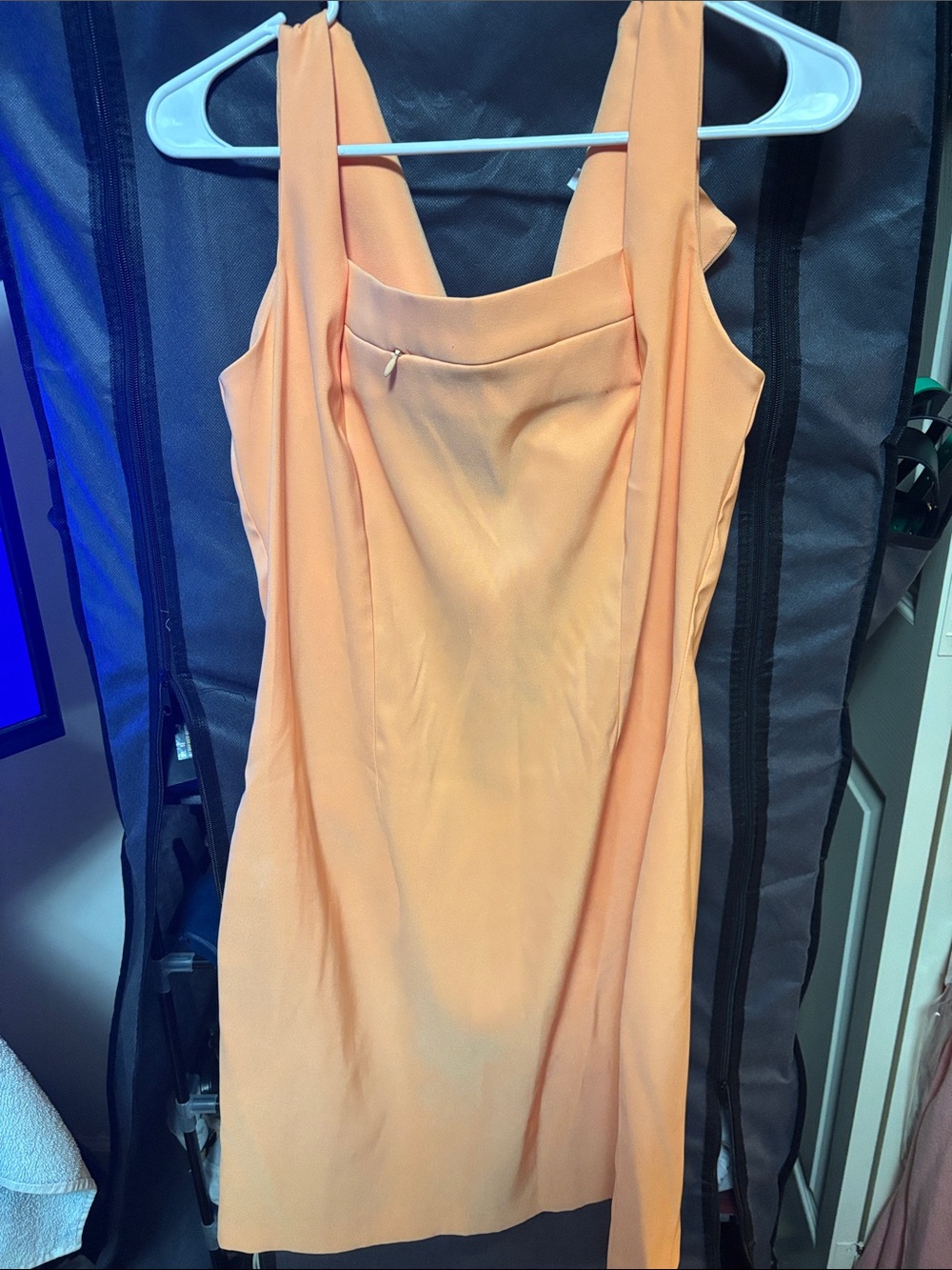 CDC Peach Sleeveless Mini Dress